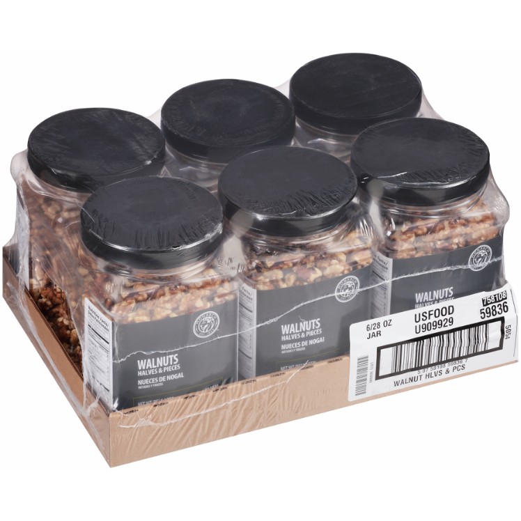 MONARCH HALF & PIECE UNSALTED RAW WALNUT