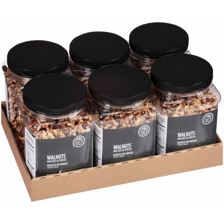MONARCH HALF & PIECE UNSALTED RAW WALNUT