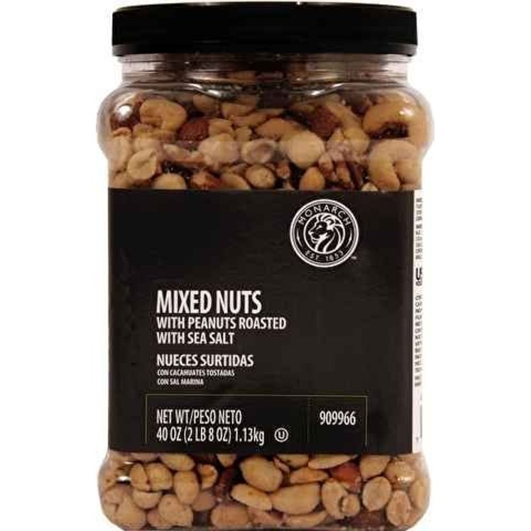 MONARCH NUT MIX FANCY WITH PEANUT WHOLE ROASTED
