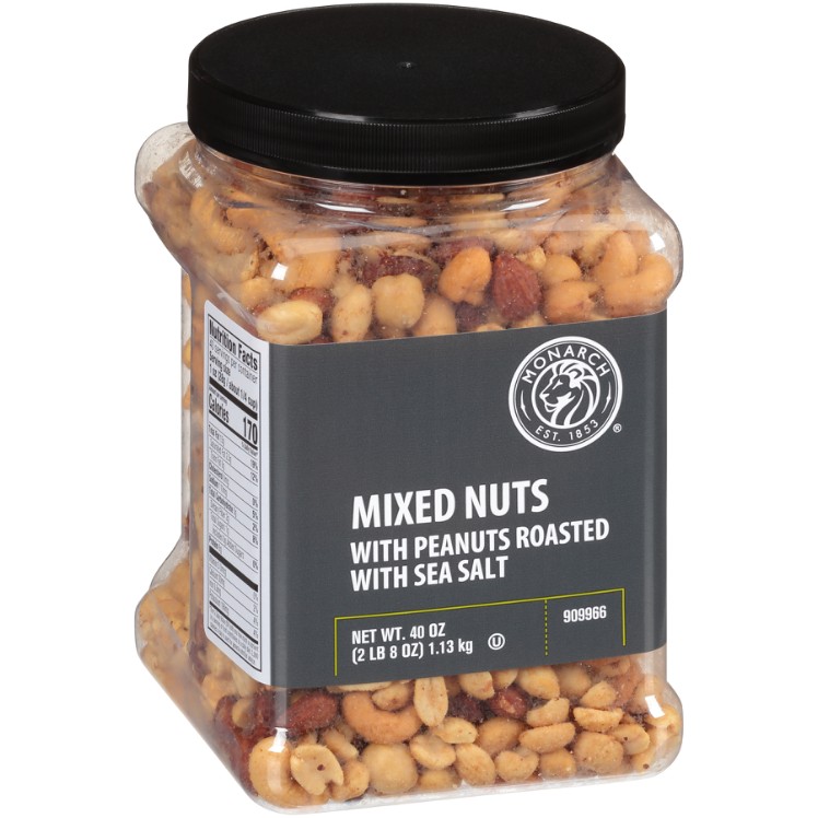MONARCH NUT MIX FANCY WITH PEANUT WHOLE ROASTED