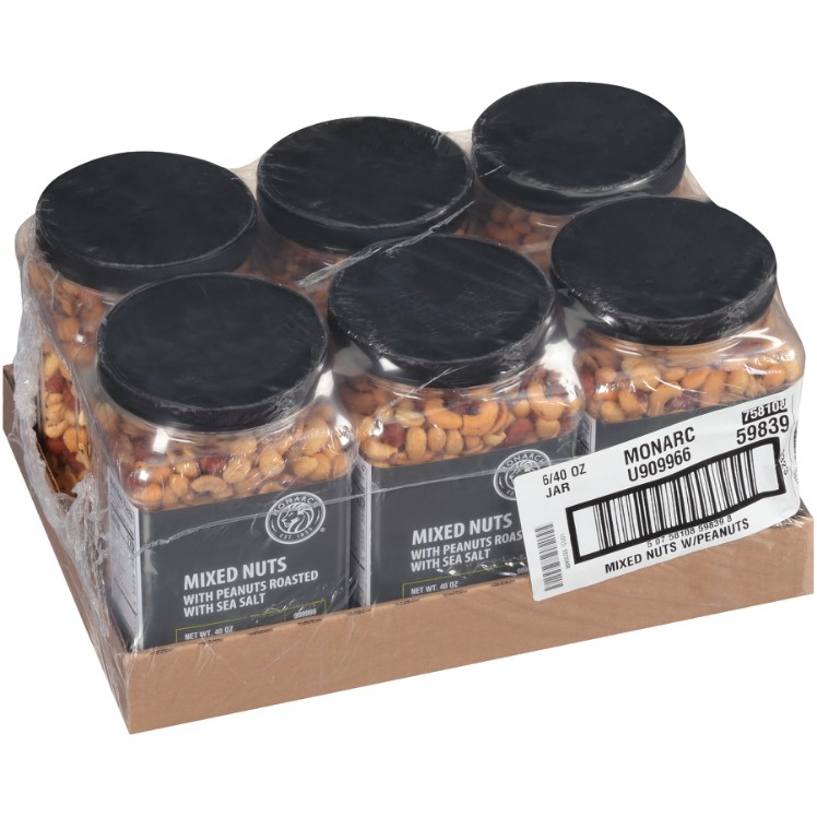MONARCH NUT MIX FANCY WITH PEANUT WHOLE ROASTED