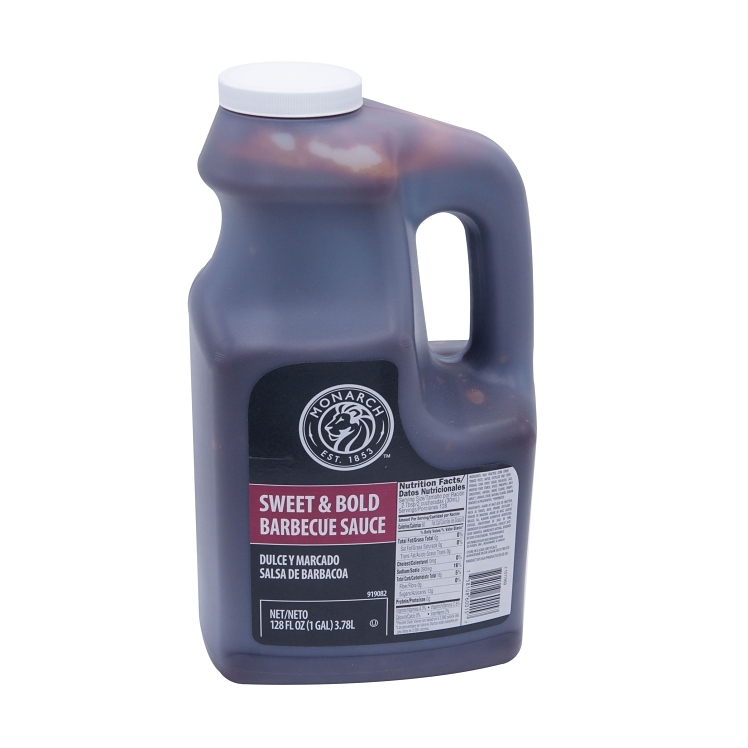 MONARCH SWEET & BOLD BARBECUE SAUCE PLASTIC JUG