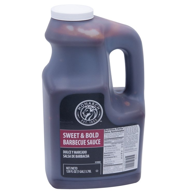 MONARCH SWEET & BOLD BARBECUE SAUCE PLASTIC JUG
