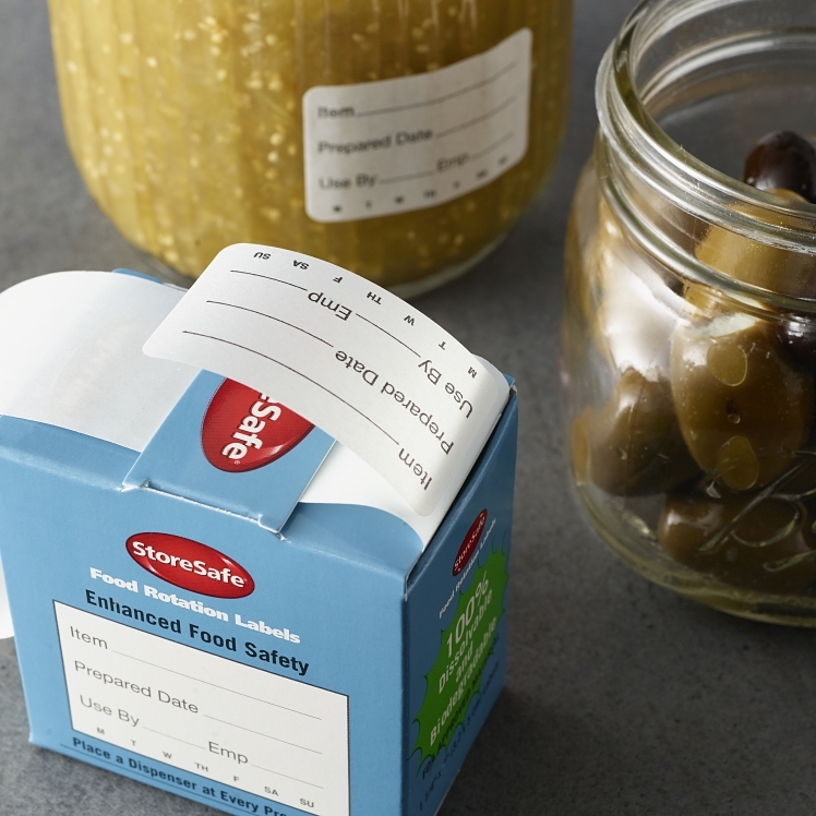 Next Day Gourmet / Superior Products Use By Label 2x3 Food Rotation Dissolvable 250 Roll