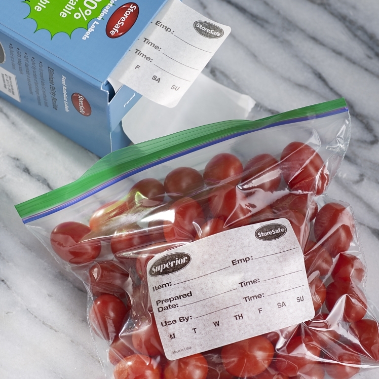 Next Day Gourmet / Superior Products Use By Label 2x3 Food Rotation Dissolvable 250 Roll