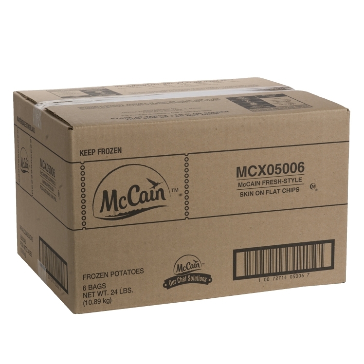 CHEF SOLUTIONS MCCAIN POTATO, SLICED 1/8 INCH SKIN ON BLANCHED