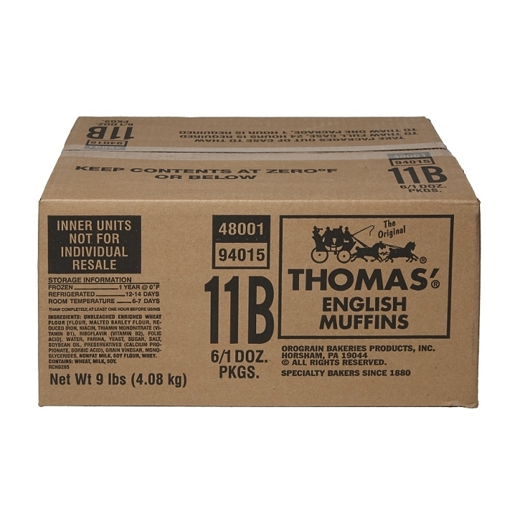 THOMAS PLAIN FROZEN 2 OUNCE ENGLISH MUFFIN