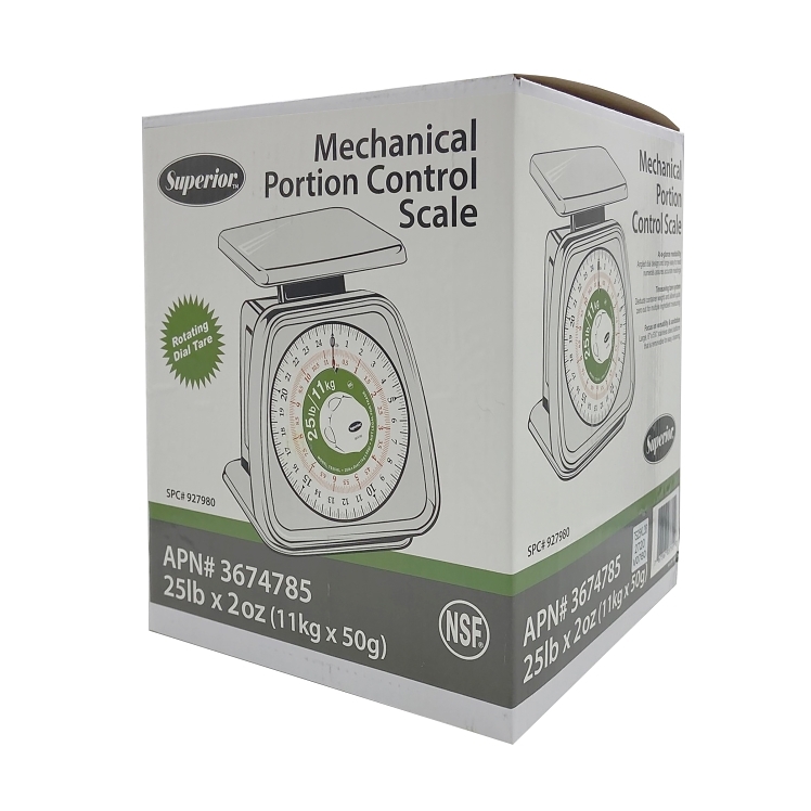 SUPERIOR CES ROTATING DIAL PORTION CONTROL SCALE 25 LB