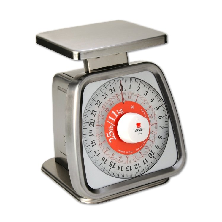 SUPERIOR CES ROTATING DIAL PORTION CONTROL SCALE 25 LB