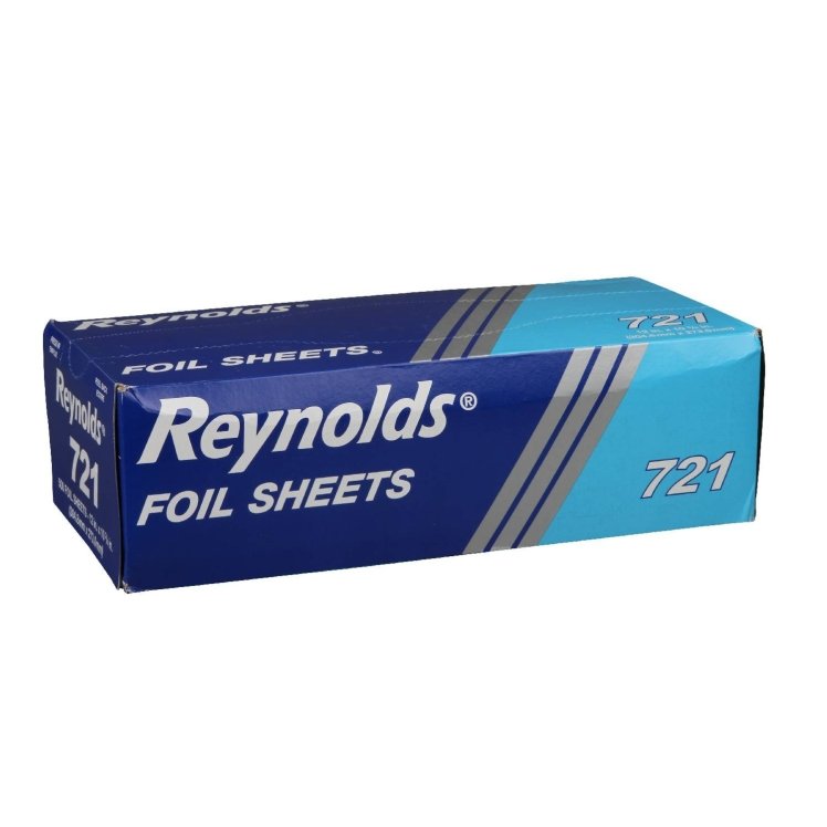 REYNOLDS ALUMINUM FOIL SHEETS #721 12 X 10.75 INCH