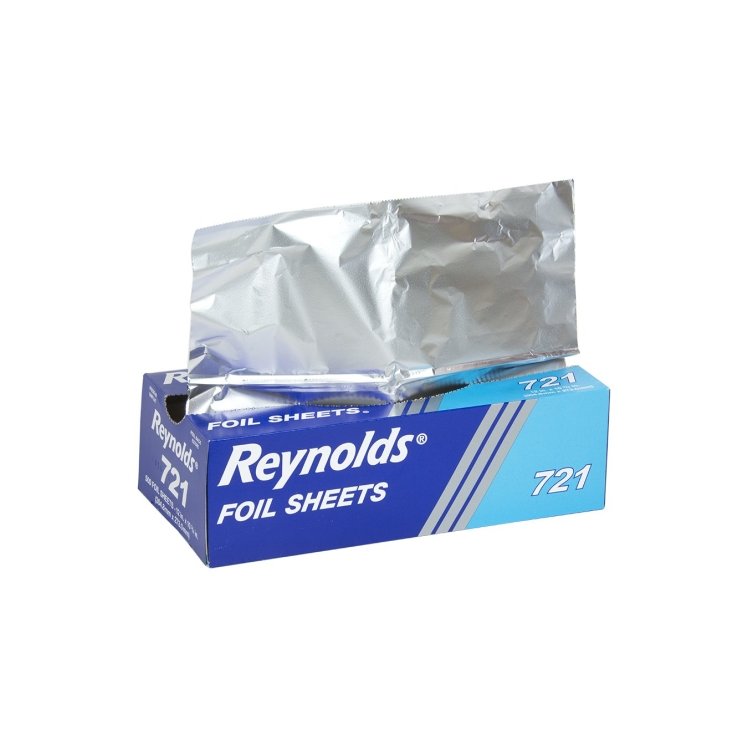 REYNOLDS ALUMINUM FOIL SHEETS #721 12 X 10.75 INCH