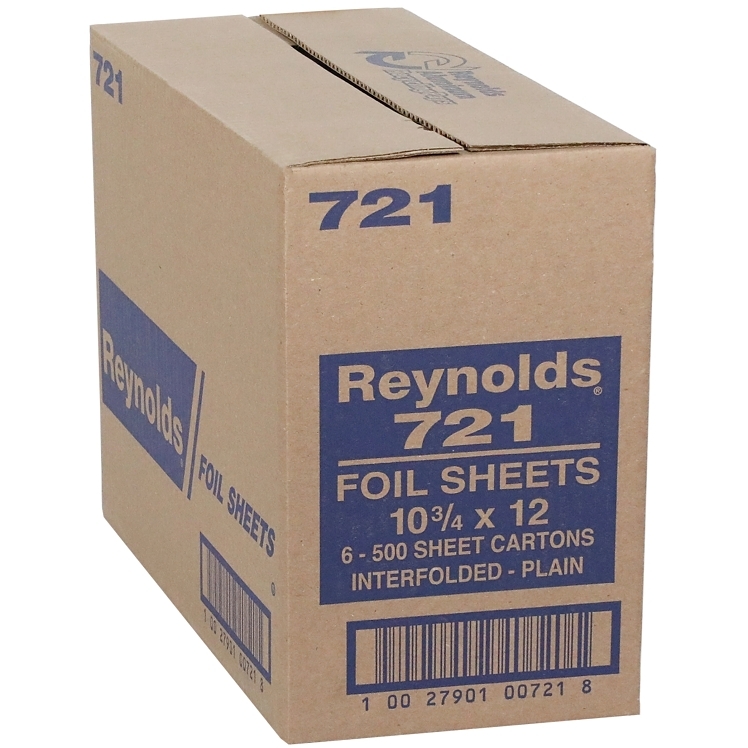 REYNOLDS ALUMINUM FOIL SHEETS #721 12 X 10.75 INCH