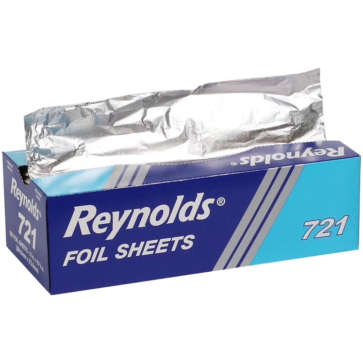 REYNOLDS ALUMINUM FOIL SHEETS #721 12 X 10.75 INCH