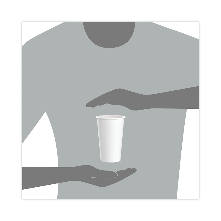 SOLO CUP DART 16 OZ WHITE HOT CUP
