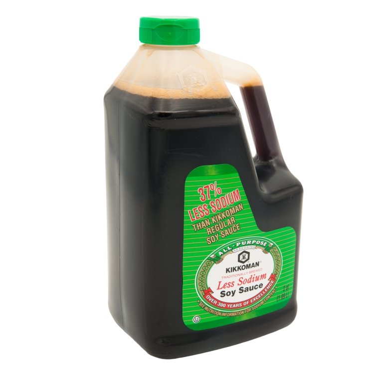KIKKOMAN LESS SODIUM SOY SAUCE