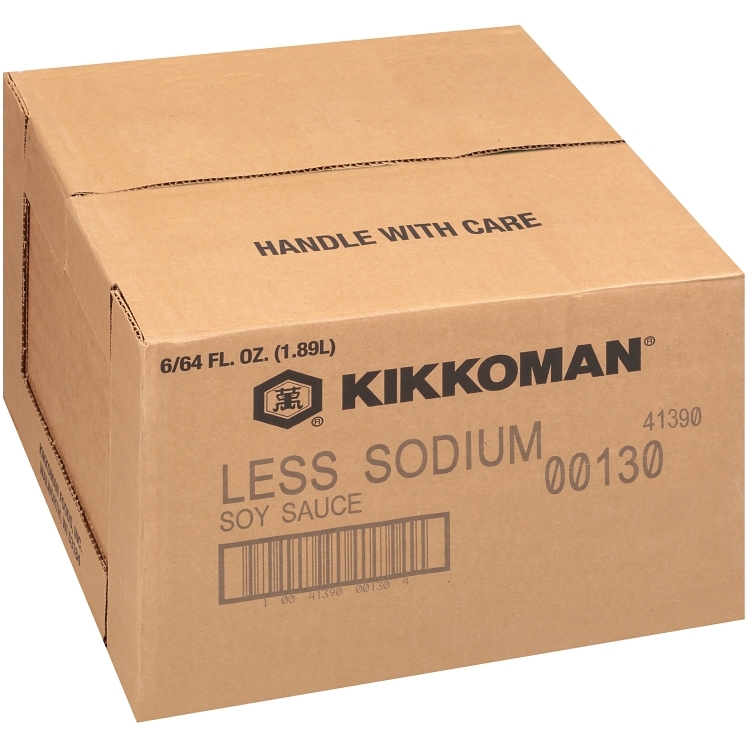 KIKKOMAN LESS SODIUM SOY SAUCE