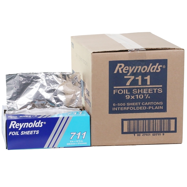 REYNOLDS REYNOLDS ALUMINUM FOIL SHEETS #711 9 X 10.75 INCH