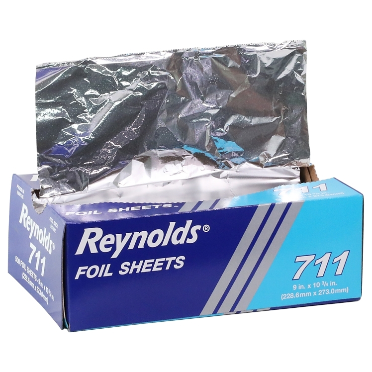 REYNOLDS REYNOLDS ALUMINUM FOIL SHEETS #711 9 X 10.75 INCH