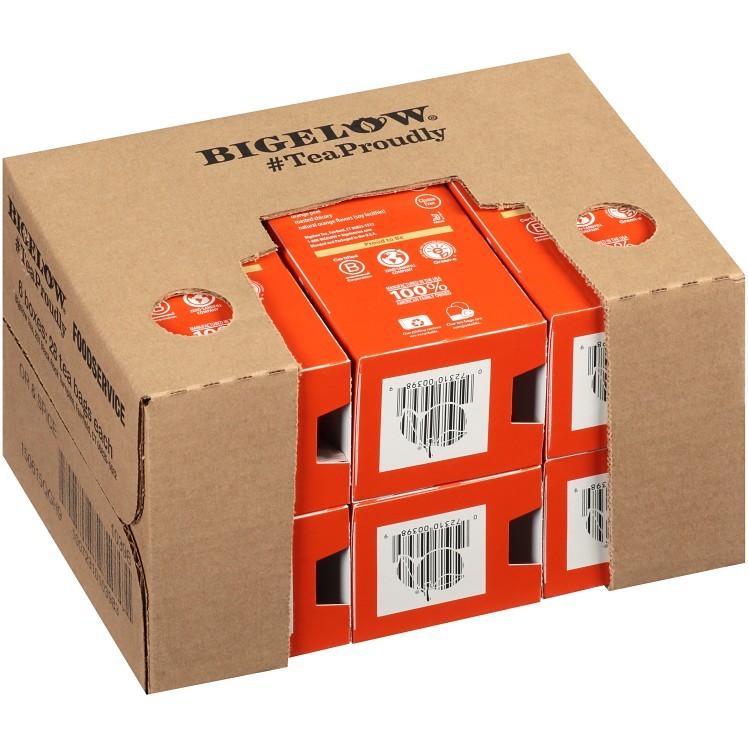 BIGELOW ORANGE AND SPICE HERBAL TEA BAGS