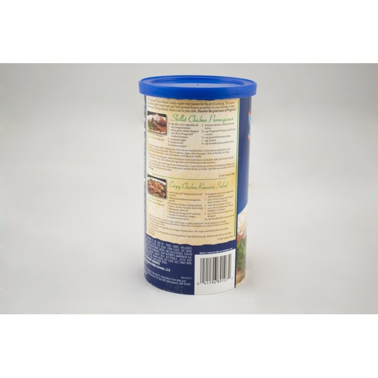 PROGRESSO FINE ITALIAN BREAD CRUMBS CANISTER