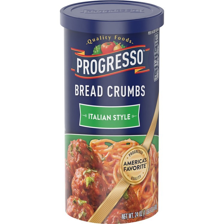 PROGRESSO FINE ITALIAN BREAD CRUMBS CANISTER