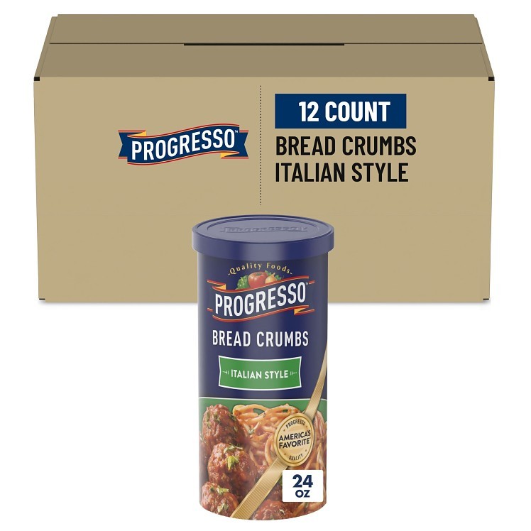 PROGRESSO FINE ITALIAN BREAD CRUMBS CANISTER