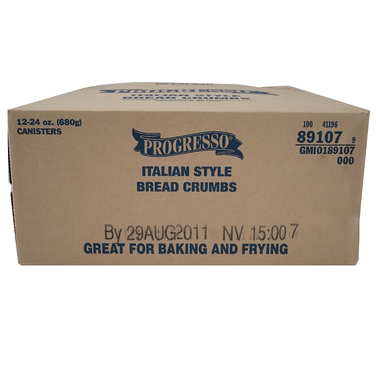 PROGRESSO FINE ITALIAN BREAD CRUMBS CANISTER