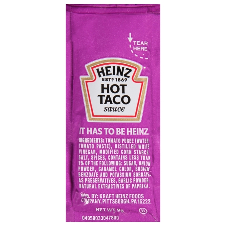 HEINZ TACO SAUCE PACKETS