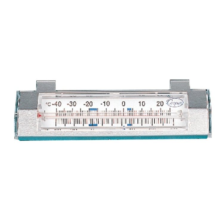 COOPER INSTRUMENT THERMOMETER REFRIGERATOR FREEZER HORIZONTAL