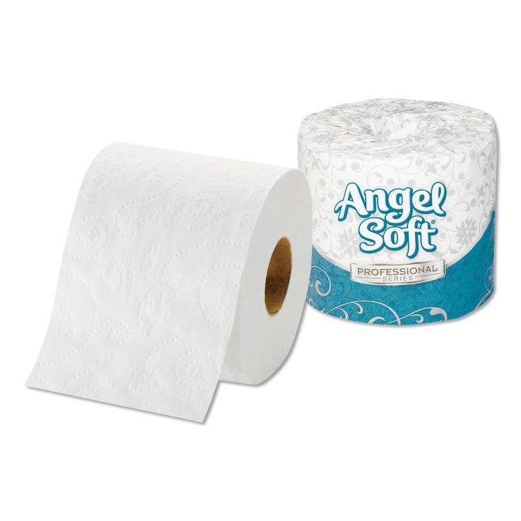 ANGEL SOFT TOILET TISSUE STANDARD ROLL 4.05 INCHES X152 FEET