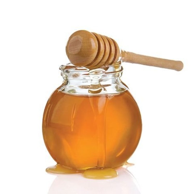 MONARCH AMBER PLASTIC JUG SHELF-GRADE HONEY