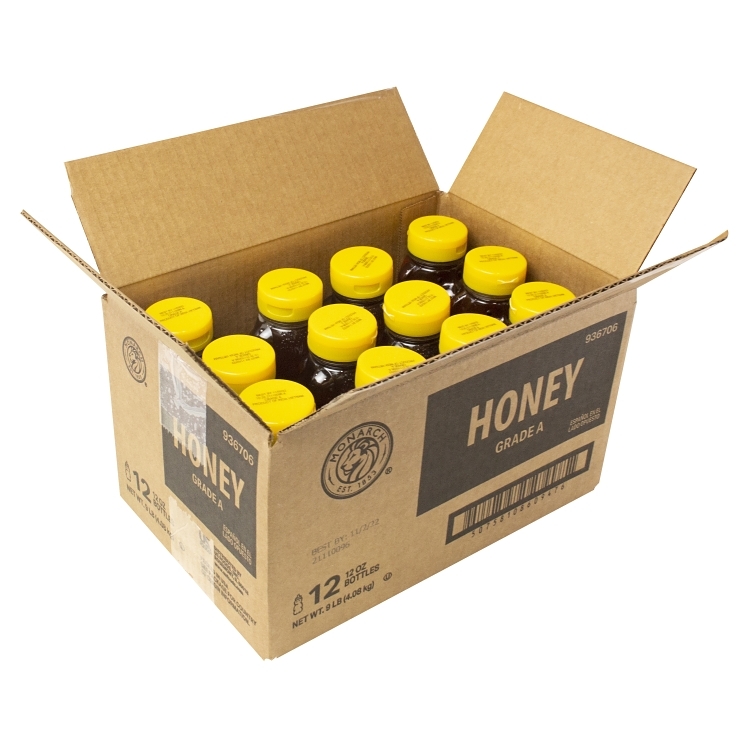 MONARCH HONEY, AMBER SQUEEZE BEAR