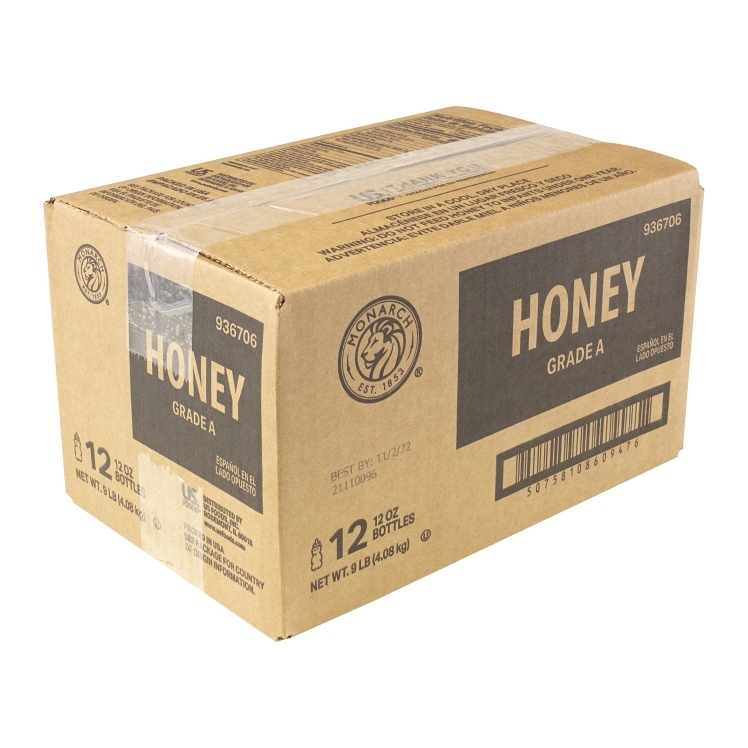 MONARCH HONEY, AMBER SQUEEZE BEAR