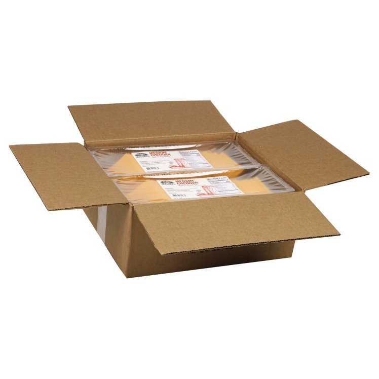 ALP AND DELL MEDIUM CHEDDAR CHEESE SLICED