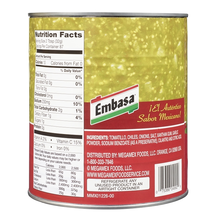 EMBASA SALSA VERDE MEDIUM
