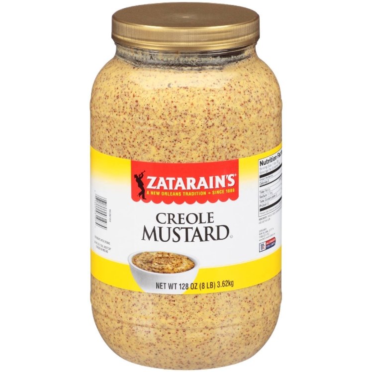 ZATARAIN'S BROWN CREOLE MUSTARD PLASTIC JAR
