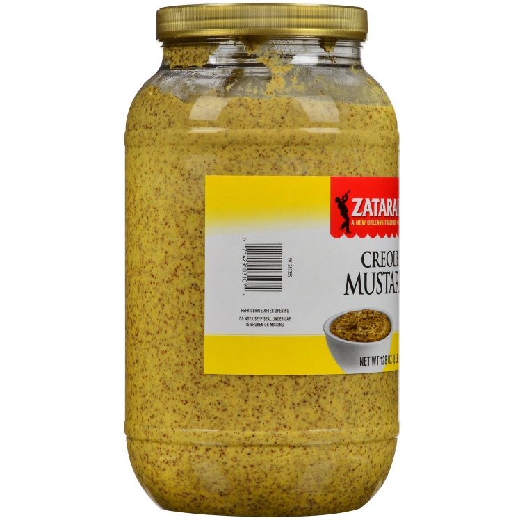 ZATARAIN'S BROWN CREOLE MUSTARD PLASTIC JAR