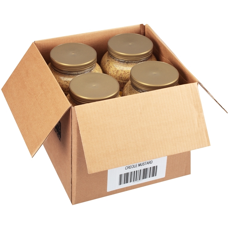 ZATARAIN'S BROWN CREOLE MUSTARD PLASTIC JAR