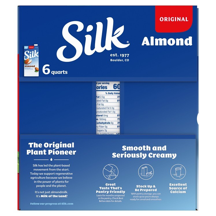 SILK ALMOND MILK PURE ALMOND
