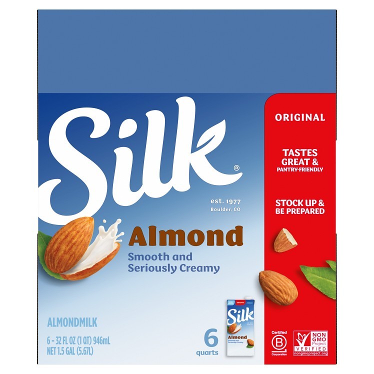 SILK ALMOND MILK PURE ALMOND
