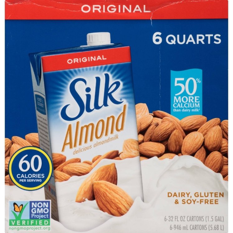 SILK ALMOND MILK PURE ALMOND