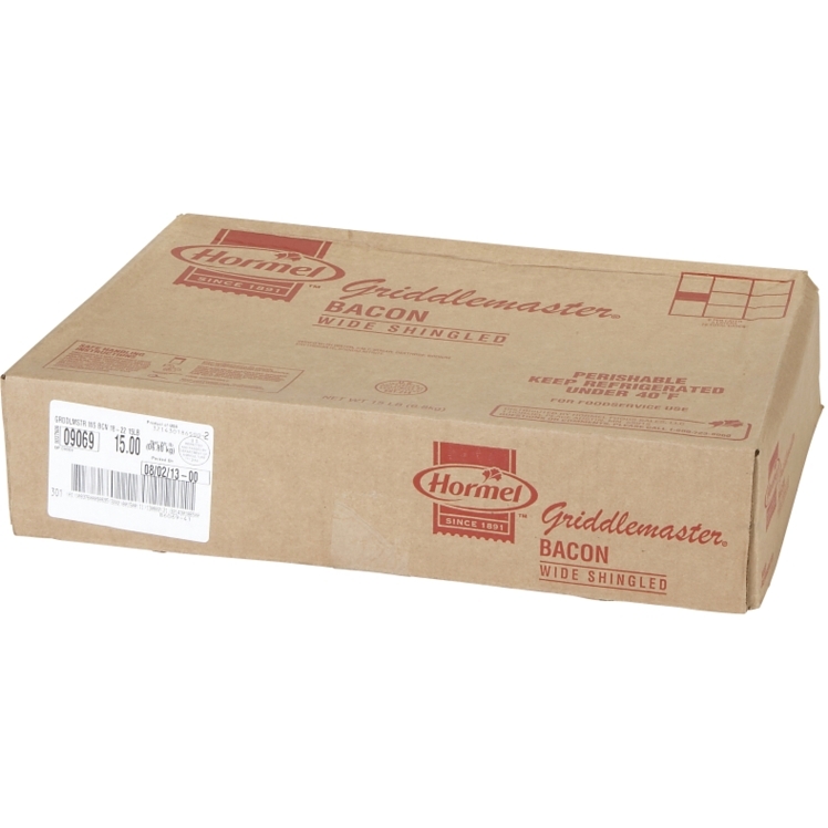 GRIDDLEMASTER SMOKED CURED BACON 18-22