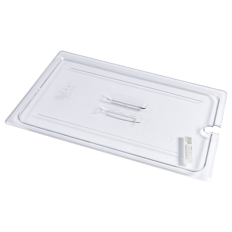 CAMBRO CLEAR FULL SIZE NOTCHED FOOD PAN LID WITH HANDLE