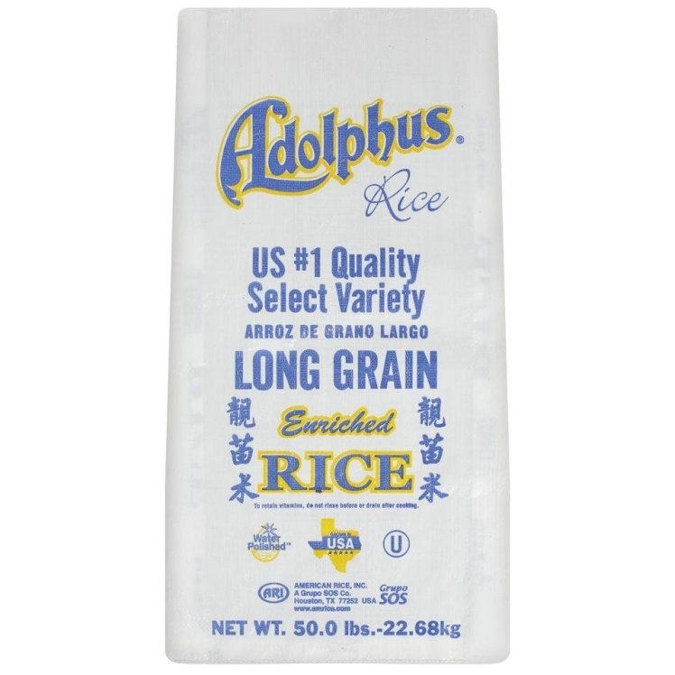 ADOLPHUS RICE LONG GRAIN ENRICHED BAG
