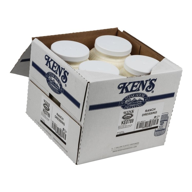 KEN'S DRESSING RANCH PLASTIC JAR SHELF
