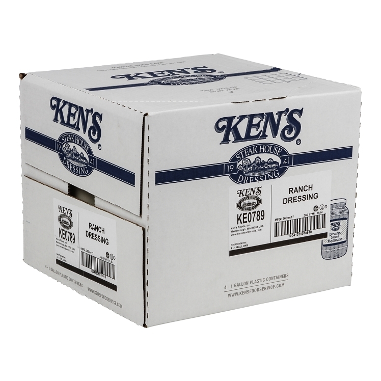 KEN'S DRESSING RANCH PLASTIC JAR SHELF