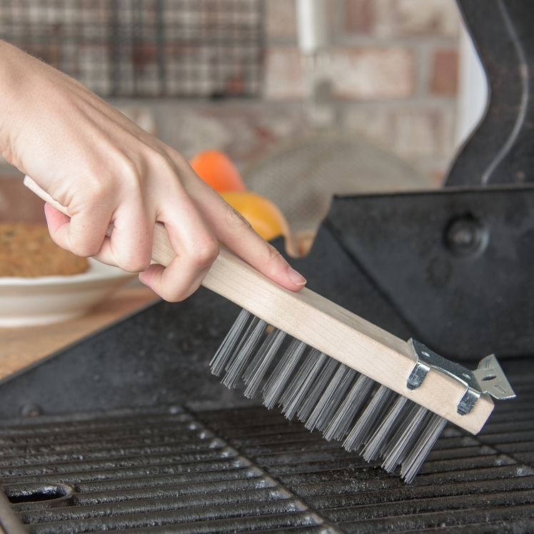FLO-PAC BRUSH GRILL WIRE BRISTLE WITH