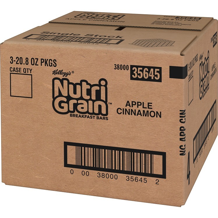 KELLOGG'S / KELLANOVA APPLE CINNAMON NUTRI GRAIN CEREAL BAR