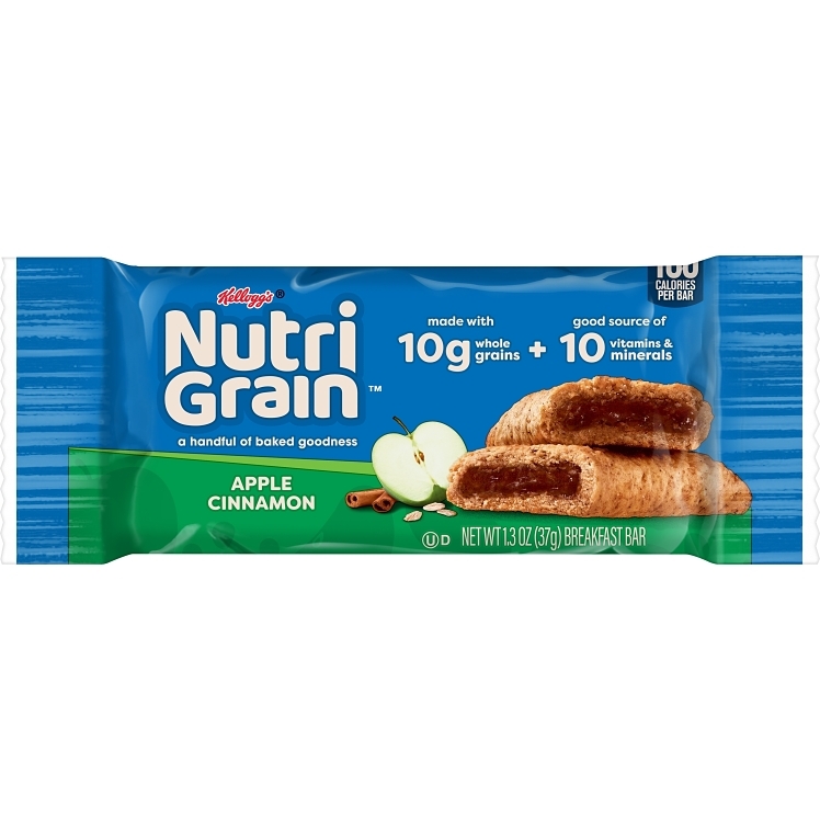 KELLOGG'S / KELLANOVA APPLE CINNAMON NUTRI GRAIN CEREAL BAR