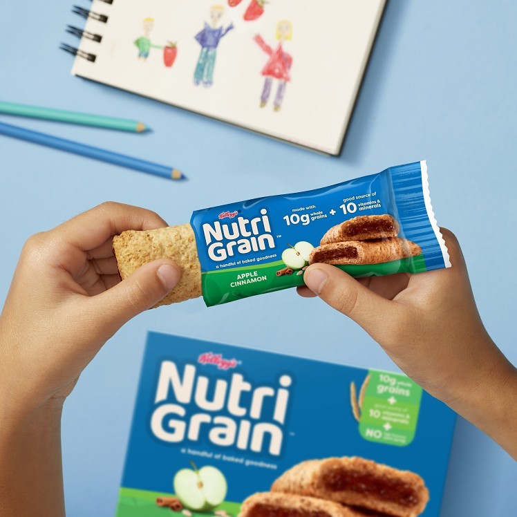 KELLOGG'S APPLE CINNAMON NUTRI GRAIN CEREAL BAR